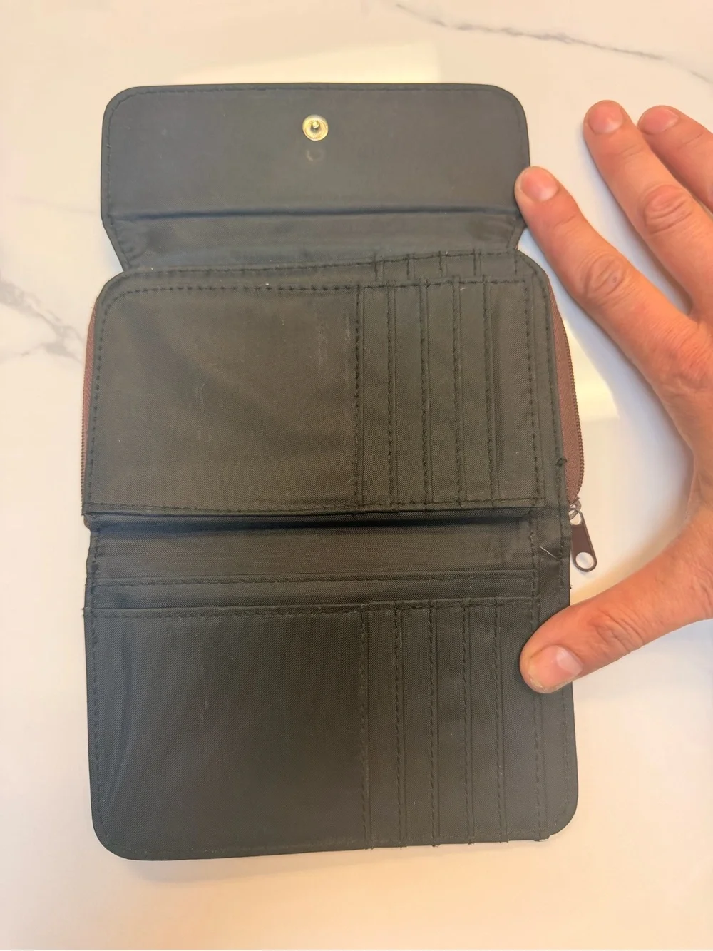 Gucci Dark Burgundy Leather  Card Holder & Wallet
